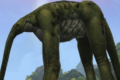 elephant giraffe dinosaur looking thingy