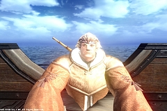 Bull in the headlights