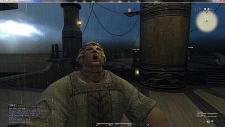 Howling at the moon (Bulls do that, ya know...)